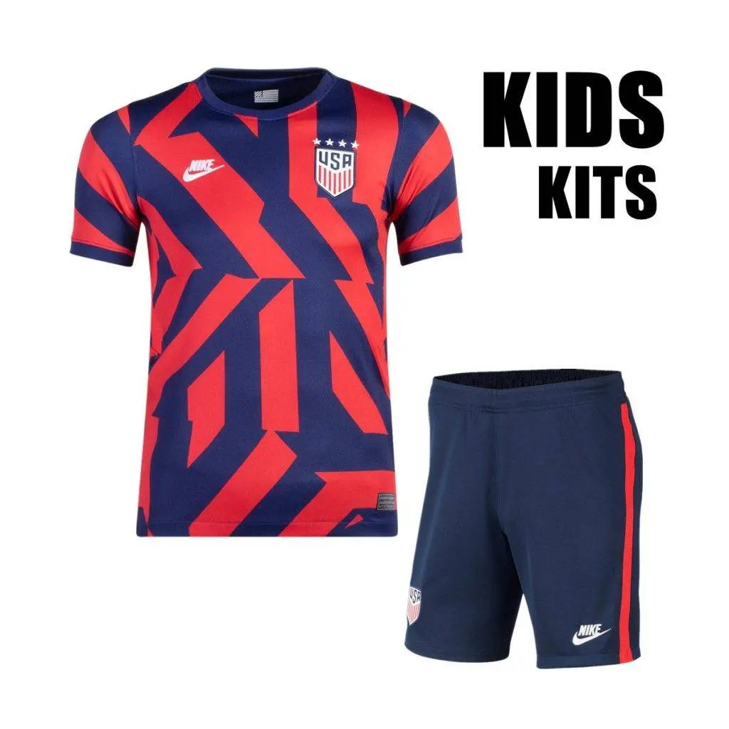 USA 2021/22 Away Kids Jersey And Shorts Kit