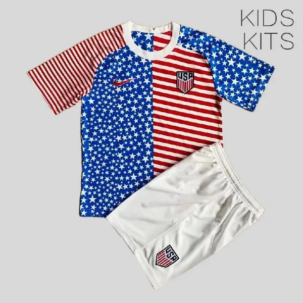 USA 2022 Concept Kids Jersey And Shorts Kit