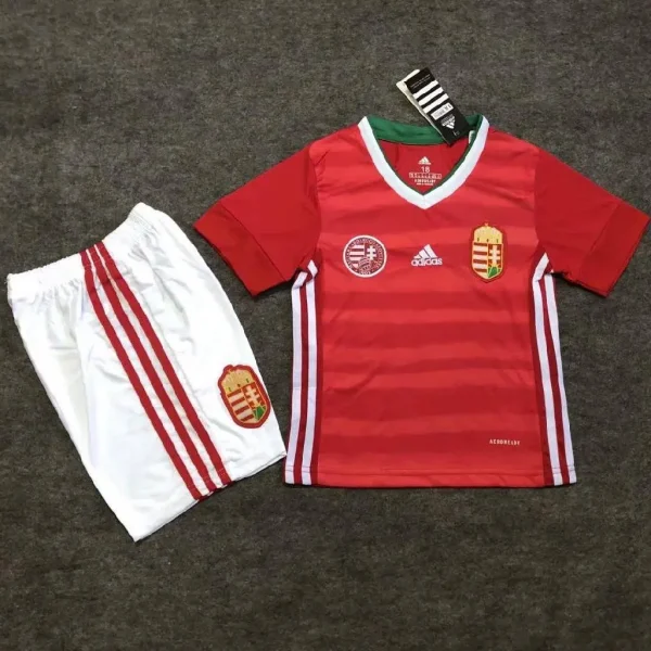 Hungary 2021 Home Kids Jersey And Shorts Kit