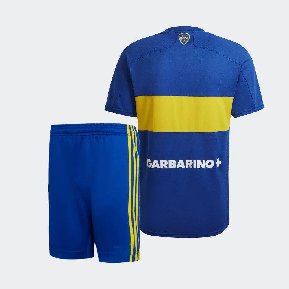 Boca Juniors 2021 Home Kids Jersey And Shorts Kit