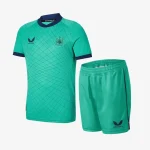 Newcastle United 2021/22 Third Goalkeeper Kids Jersey And Shorts Kit