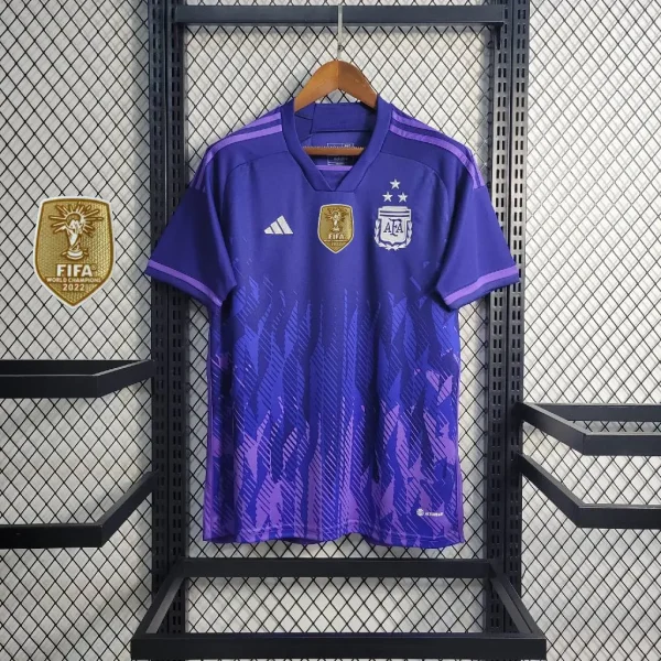 Argentina 2022 World Cup 3-star Away Jersey