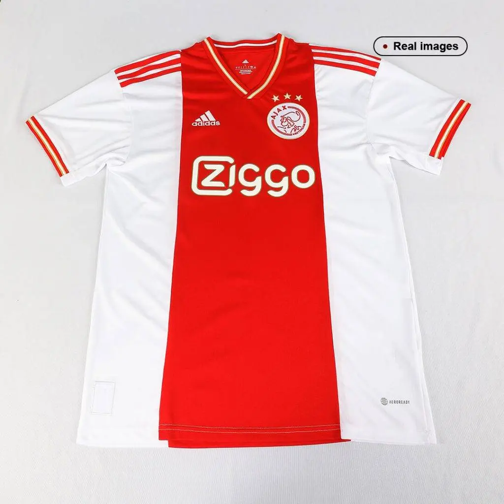 Ajax 2022/23 Home Kids Jersey And Shorts Kit