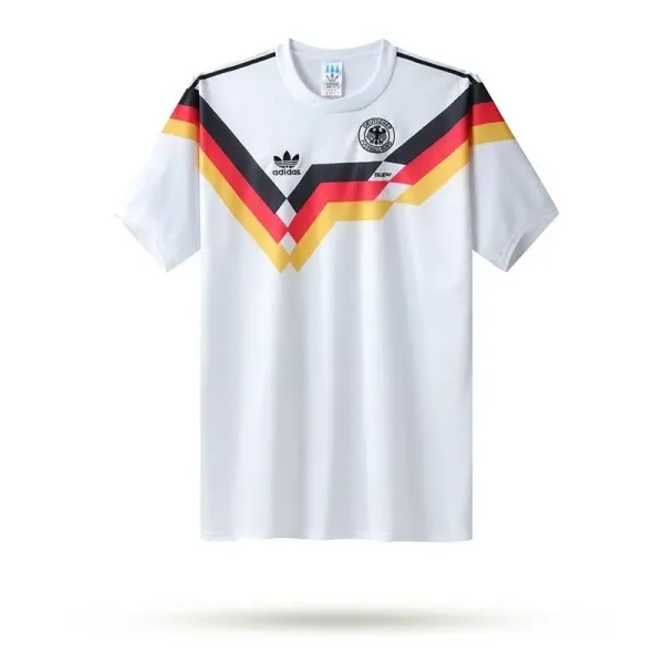 Germany 1990 Home Word Cup Retro Jersey