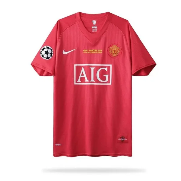 Manchester United 2008 Home UCL Final Retro Jersey