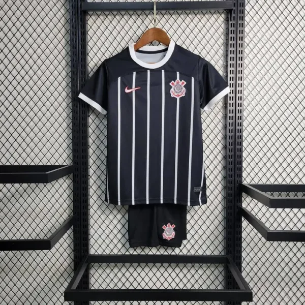 Corinthians 2023/24 Away Kids Jersey And Shorts Kit