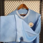 Manchester City 2023/24 Home Long Sleeves Jersey