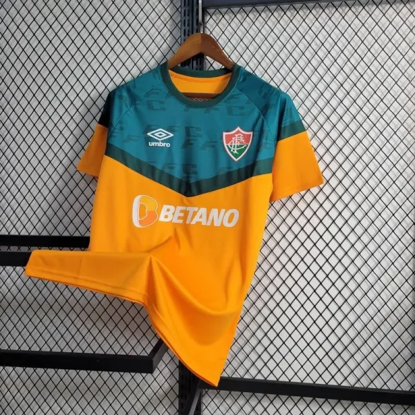 Fluminense 2023/24 Pre-Match Training Boutique Jersey Orange