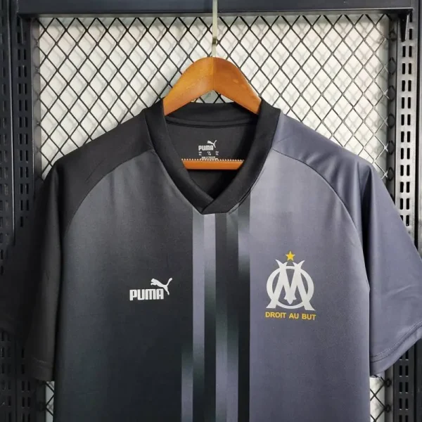 Olympique Marseille 2023/24 Pre-Match Training Jersey Black