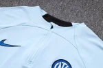 Inter Milan 2023-24 Half-Zip Tracksuit Light Blue