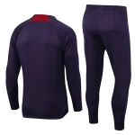 Paris Saint-Germain 2023-24 Half-Zip Tracksuit Purple