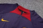 Paris Saint-Germain 2023-24 Half-Zip Tracksuit Purple