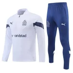 Olympique Marseille 2022-23 Half-zip Tracksuit White