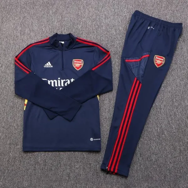 Arsenal 2022-23 Half-Zip Tracksuit Blue