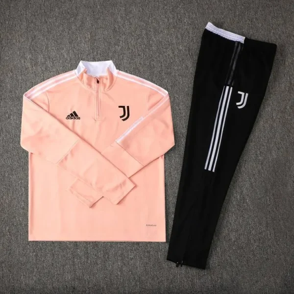 Juventus 2021-22 Half-Zip Tracksuit Pink