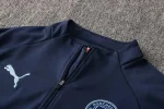 Manchester City 2021-22 Half-Zip Tracksuit Navy