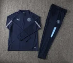 Manchester City 2021-22 Half-Zip Tracksuit Navy