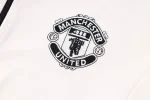 Manchester United 2023-24 Half-Zip Tracksuit White