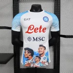 Napoli 2023/24 Champion Edition Player Version Jersey White