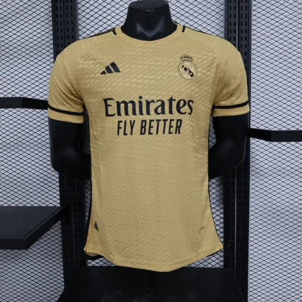 Real Madrid 2023/24 Special Edition Player Version Jersey Yellow