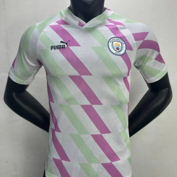 Manchester City 2023/24 Pre-Match Training Player Version Jersey