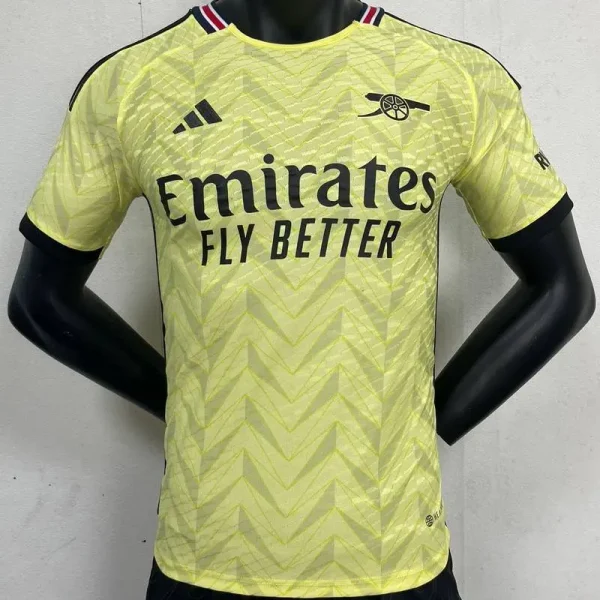 Arsenal 2023/24 Pre-Match Training Player Version Jersey Yellow