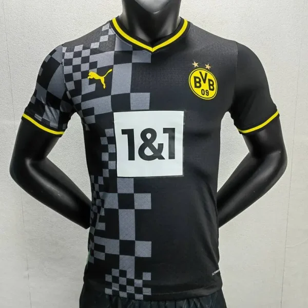 Borussia Dortmund 2022/23 Away Player Version Jersey