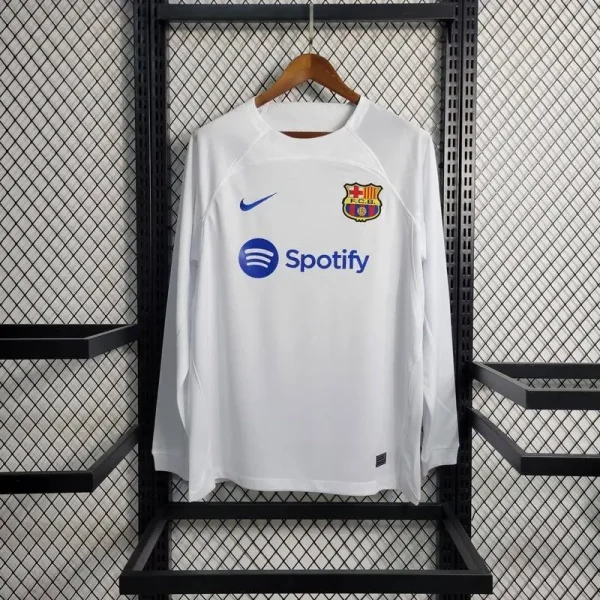 Barcelona 2023/24 Away Long Sleeves Jersey