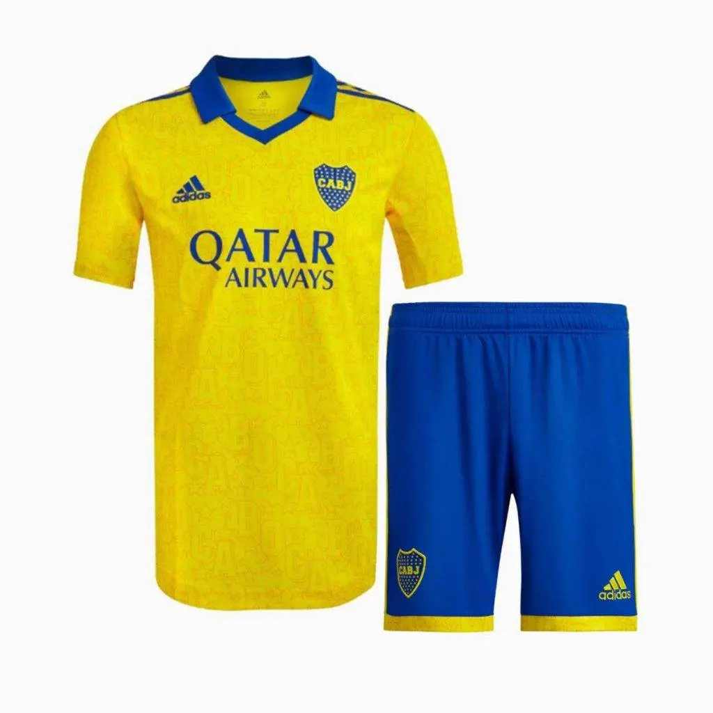 Boca Juniors 2022/23 Third Kids Jersey And Shorts Kit