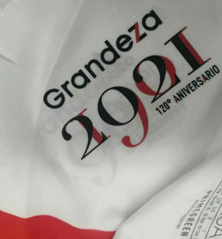 River Plate 2021/22 Home Jersey - 120 Years Anniversary