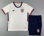 USA 2021 Home Kids Jersey And Shorts Kit