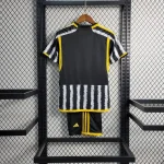 Juventus 2023/24 Home Kids Jersey And Shorts Kit