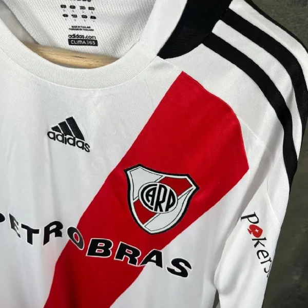 River Plate 2009/2010 Home Long Sleeves Retro Jersey
