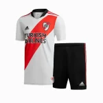River Plate 2021/22 Home Kids Jersey And Shorts Kit  - 120 Years Anniversary