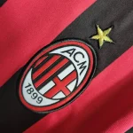 AC Milan 2009/10 Home Long Sleeves Retro Jersey