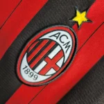 AC Milan 2013/14 Home Long Sleeves Retro Jersey