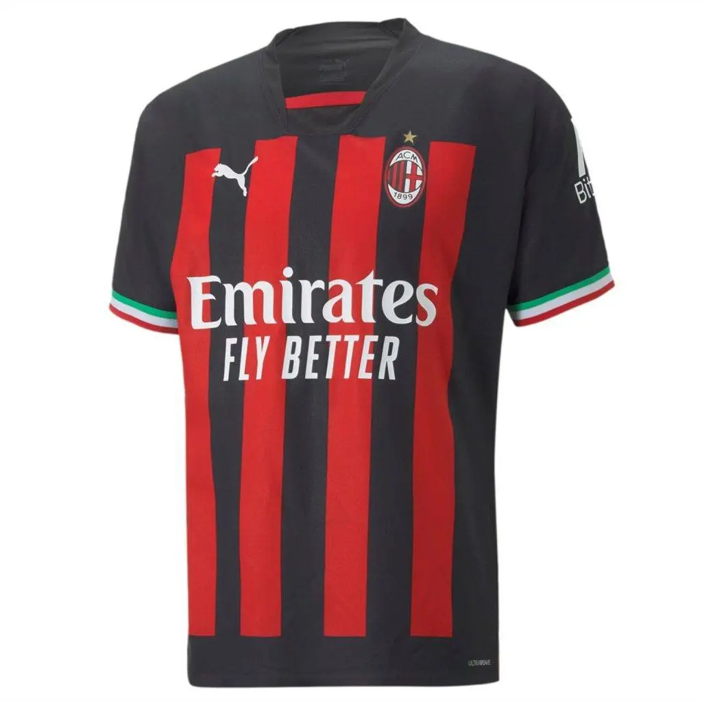 AC Milan 2022/23 Home Player Version Jersey