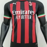 AC Milan 2022/23 Home Player Version Jersey