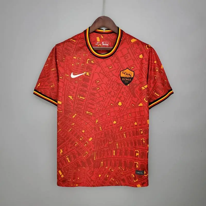 AS Roma 2020/21 Pre-Match Red Jersey