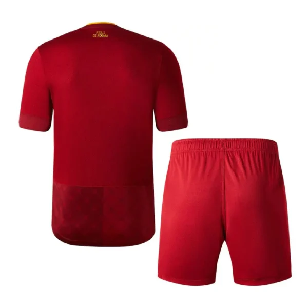 AS Roma 2022/23 Home Kids Jersey And Shorts Kit