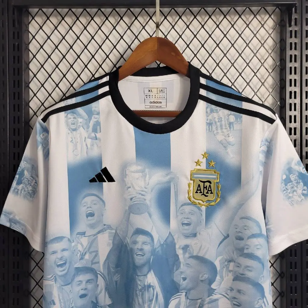 Argentina 2022 World Cup Champion Commemorative Jersey