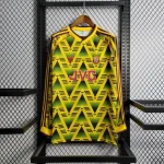 Arsenal 1991/93 Away Long Sleeves Retro Jersey