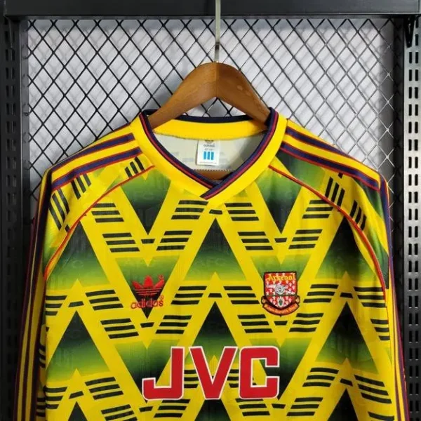 Arsenal 1991/93 Away Long Sleeves Retro Jersey