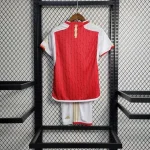 Arsenal 2023/24 Home Kids Jersey And Shorts Kit