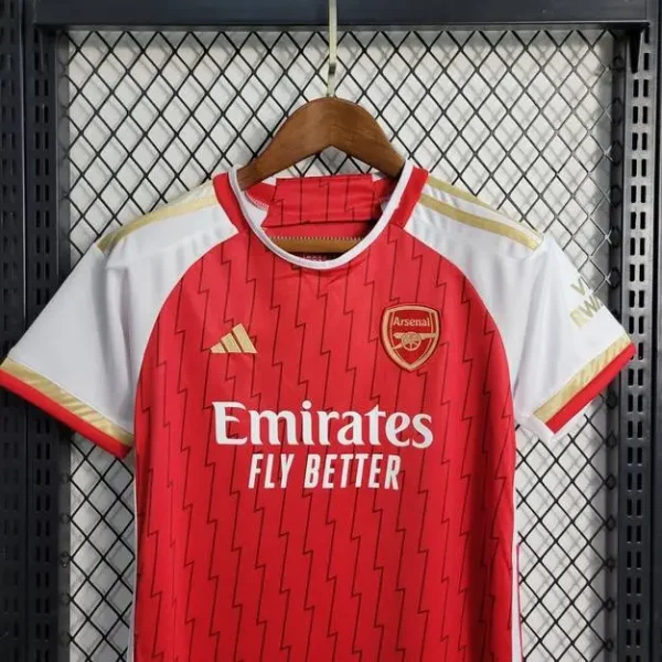 Arsenal 2023/24 Home Kids Jersey And Shorts Kit