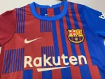 Barcelona 2021/22 Home Kids Jersey And Shorts Kit