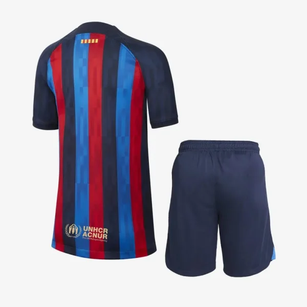 Barcelona 2022/23 Home Kids Jersey And Shorts Kit