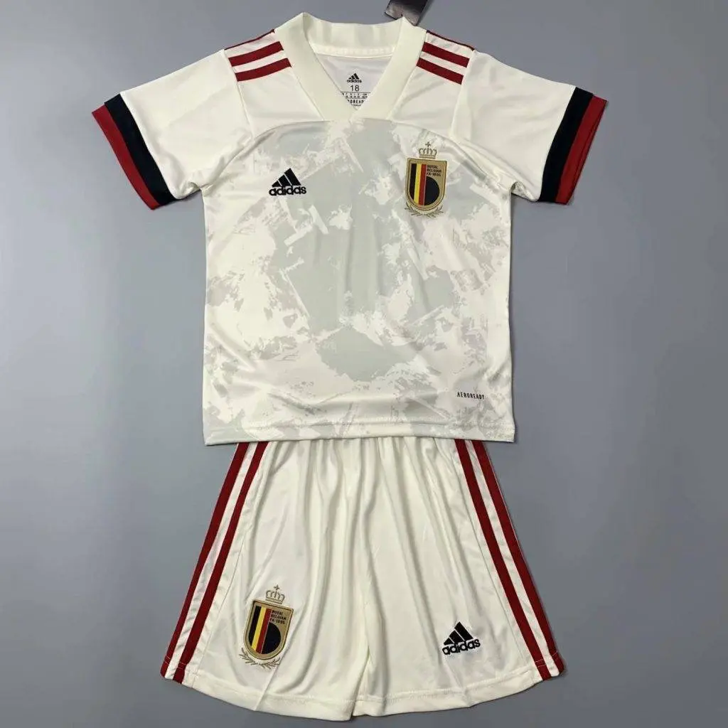 Belgium 2021 Away Kids Jersey And Shorts Kit