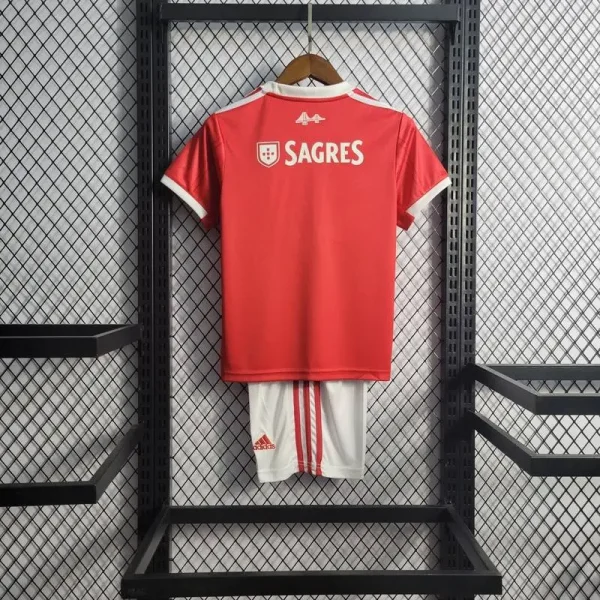 Benfica 2022/23 Home Kids Jersey And Shorts Kit