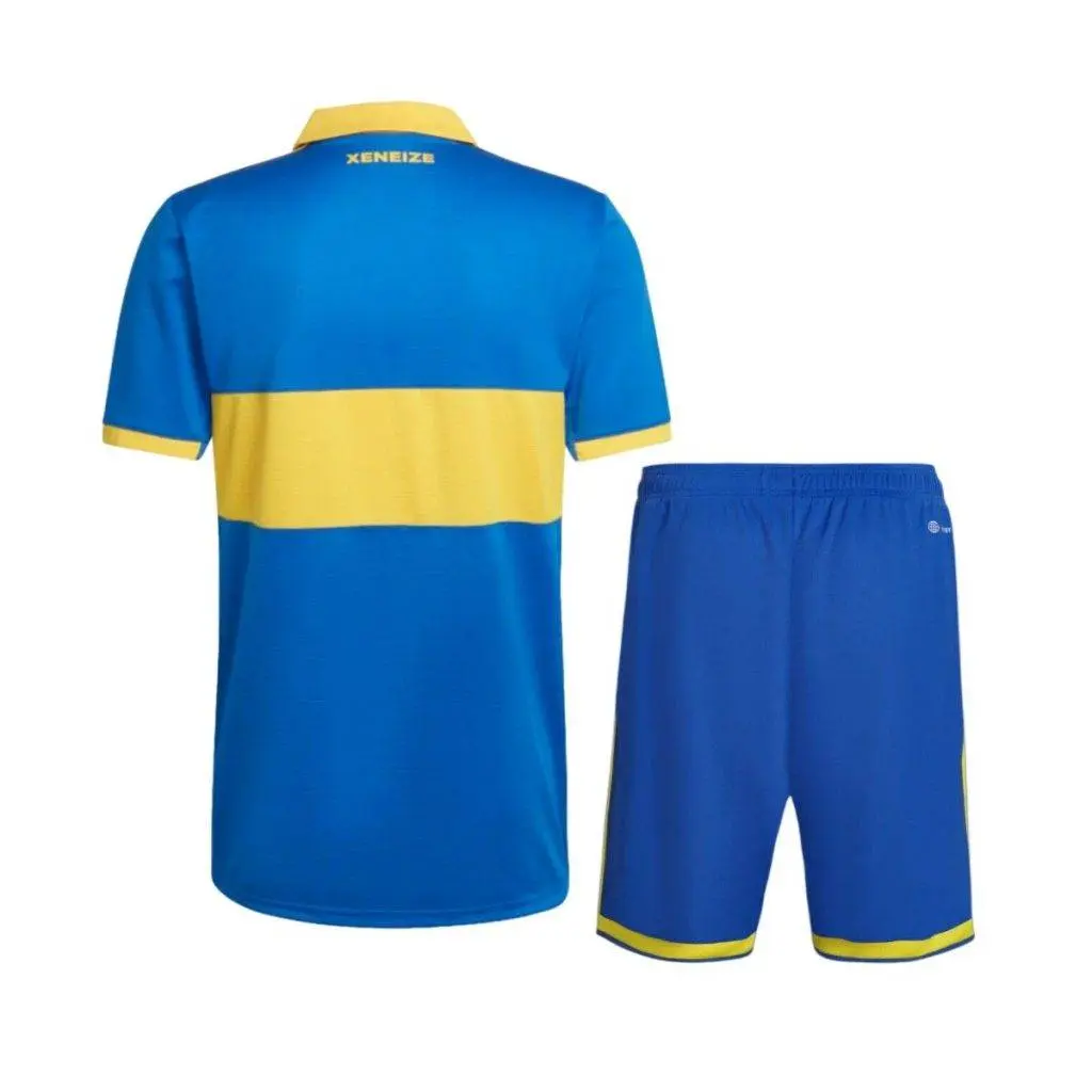Boca Juniors 2022/23 Home Kids Jersey And Shorts Kit